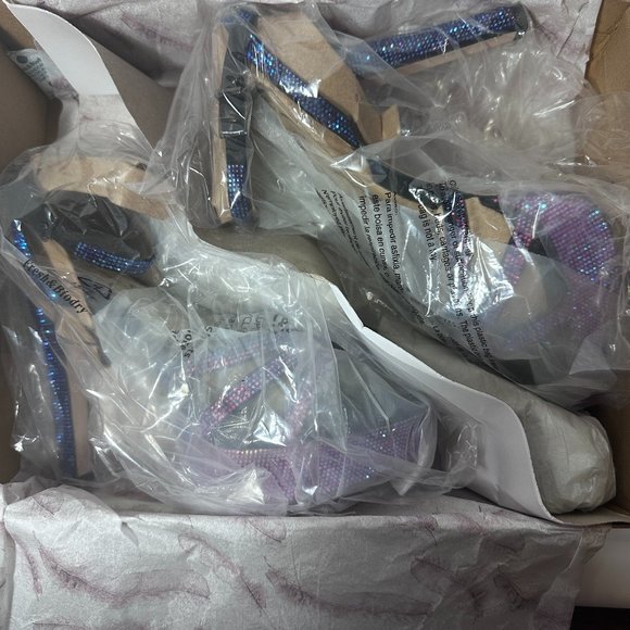 Jessica Simpson Balina Faux Suede Platform Ankle Wrap Dress SandalsBlack 9 size - Picture 12 of 13